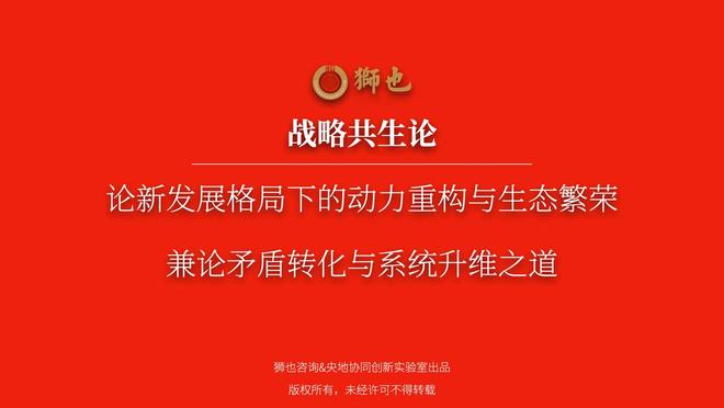  战略共生论——论新发展格局下的动力重构与生态繁荣——兼论矛盾转化与系统升维之道